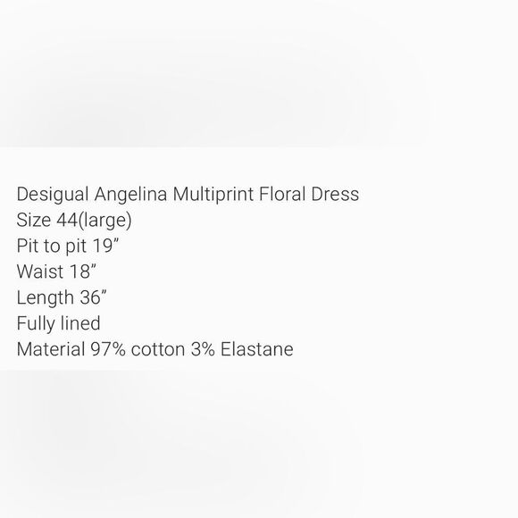 Desigual Floral Appliqué Sleeveless Dress 3D Flowers Artsy Sz 10 NWT - Picture 11 of 11